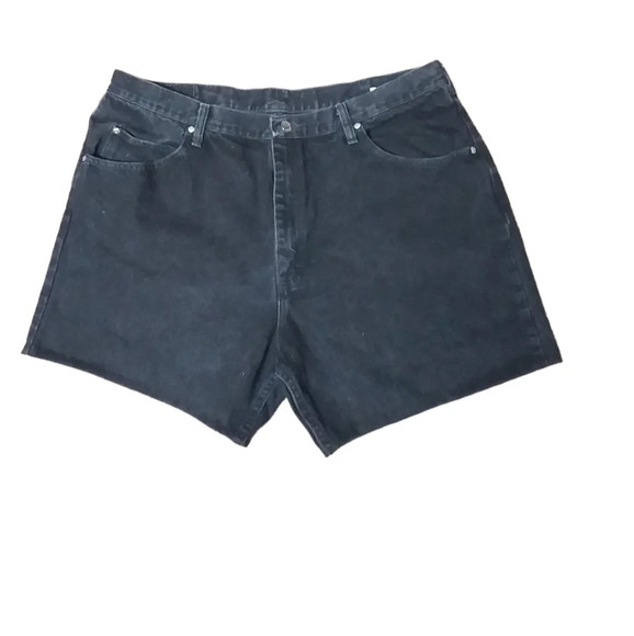 Wrangler 97601CB Relaxed Fit Black Shorts - Picture 1 of 4